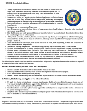 Dress Code Policy
